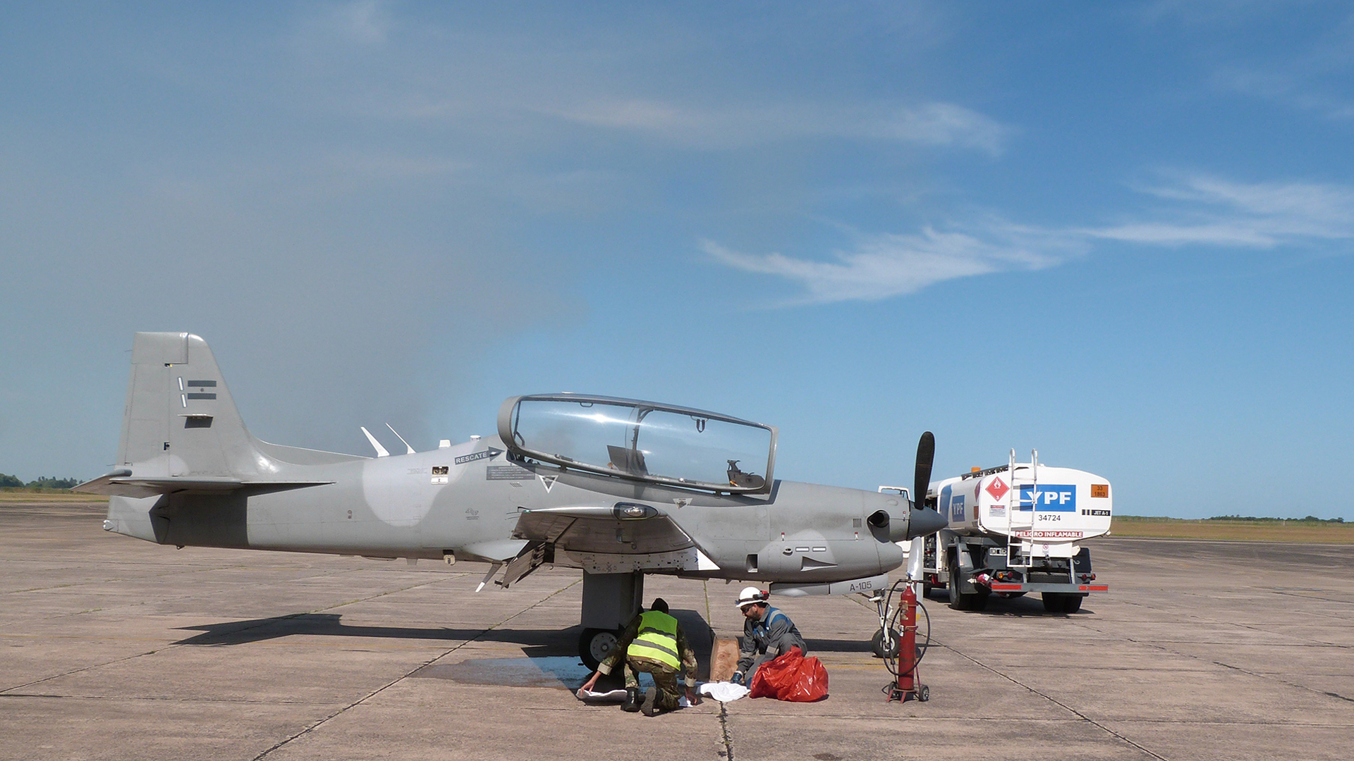 Se realizó un Simulacro de Comprobación de Procedimientos Ante Derrames de Combustibles